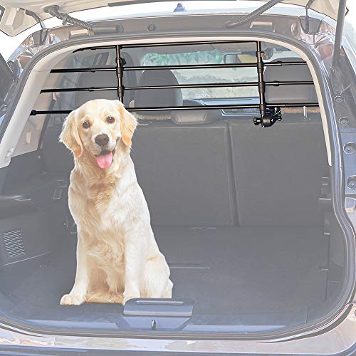 ISSYZONE Schutzgitter Auto Hundegitter aus Aluminium Hundeschutzgitter...